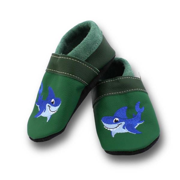Krabbelschuhe freundlicher Hai
